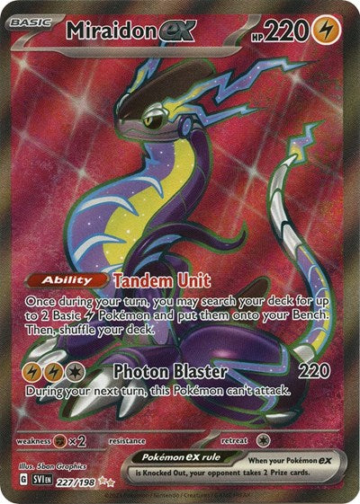 Miraidon ex 227 198 (SVI) #227/198 Ultra Rare (Holofoil Near Mint) SV01: Scarlet & Violet Base Set Pokemon: 2023