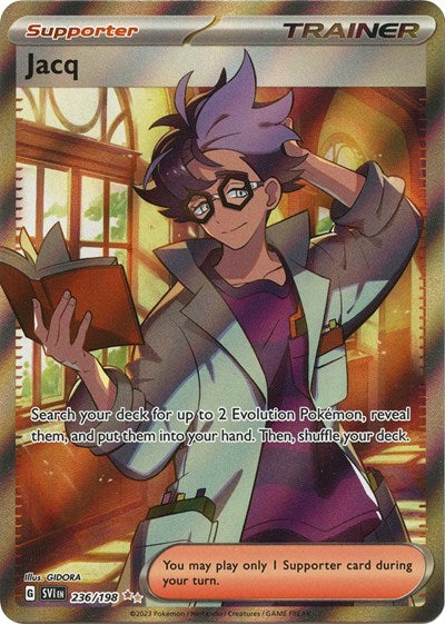 Jacq 236 198 (SVI) #236/198 Ultra Rare (Holofoil Near Mint) SV01: Scarlet & Violet Base Set Pokemon: 2023