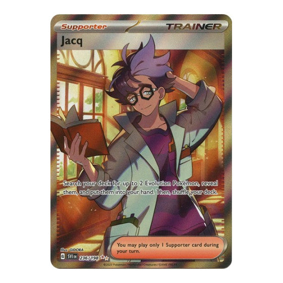 Jacq 236 198 (SVI) #236/198 Ultra Rare (Holofoil Near Mint) SV01: Scarlet & Violet Base Set Pokemon: 2023