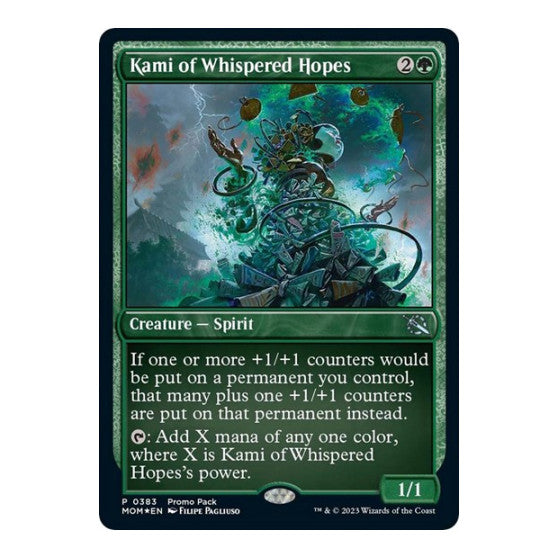 Kami of Whispered Hopes (PPMOM) #383 Promo Promo Pack: March of the Machine Magic: The Gathering: 2023