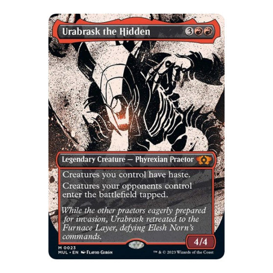 Urabrask the Hidden (MUL) #23 Mythic Rare March of the Machine: Multiverse Legends Magic: The Gathering: 2023