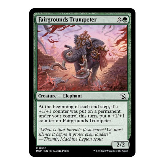 Fairgrounds Trumpeter (MOM) #335 Common March of the Machine Magic: The Gathering: 2023