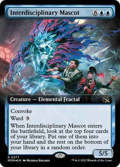 Interdisciplinary Mascot Extended Art (MOM) #377 Rare (Lightly Played) March of the Machine Magic: The Gathering: 2023