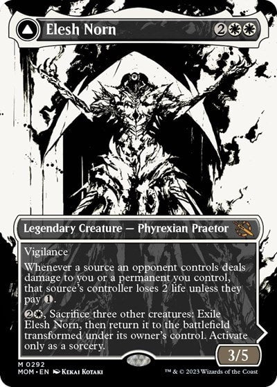 Elesh Norn Showcase (MOM) #292 Mythic Rare (Near Mint) March of the Machine Magic: The Gathering: 2023