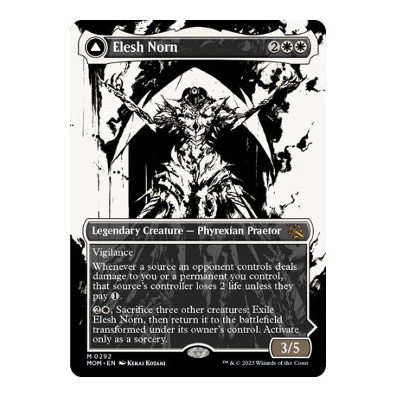 Elesh Norn Showcase (MOM) #292 Mythic Rare (Near Mint) March of the Machine Magic: The Gathering: 2023