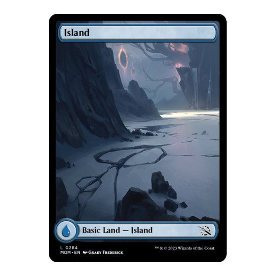 Island (0284) (MOM) #284 Land (Lightly Played) March of the Machine Magic: The Gathering: 2023