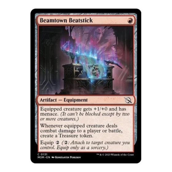 Beamtown Beatstick (MOM) #131 Common (Lightly Played) March of the Machine Magic: The Gathering: 2023