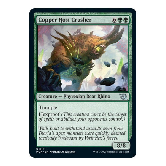 Copper Host Crusher (MOM) #181 Uncommon (Lightly Played) March of the Machine Magic: The Gathering: 2023