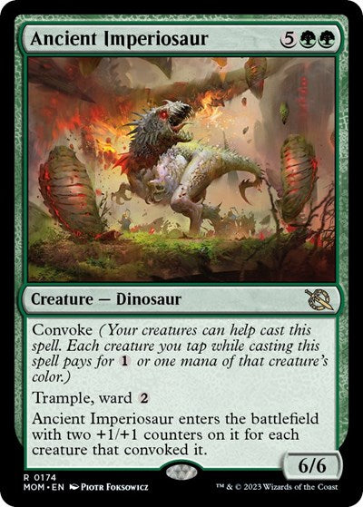 Ancient Imperiosaur (MOM) #174 Rare March of the Machine Magic: The Gathering: 2023
