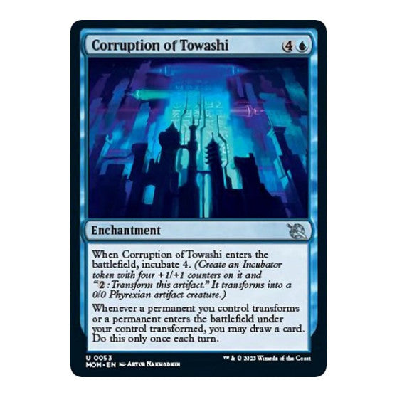 Corruption of Towashi (MOM) #53 Uncommon March of the Machine Magic: The Gathering: 2023