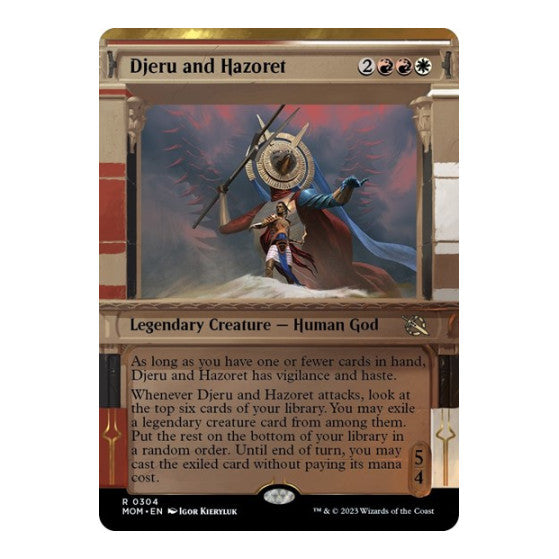 Djeru and Hazoret Showcase (MOM) #304 Rare March of the Machine Magic: The Gathering: 2023