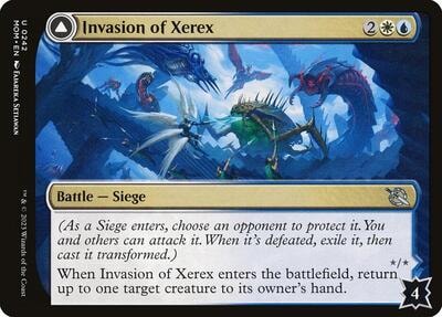 Invasion of Xerex (MOM) #242 Uncommon (Lightly Played) March of the Machine Magic: The Gathering: 2023