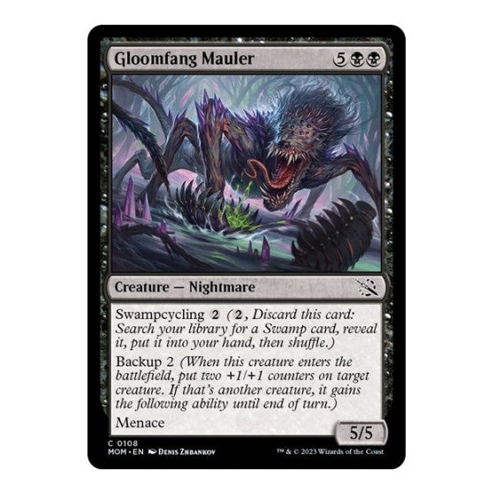 Gloomfang Mauler (MOM) #108 Common March of the Machine Magic: The Gathering: 2023