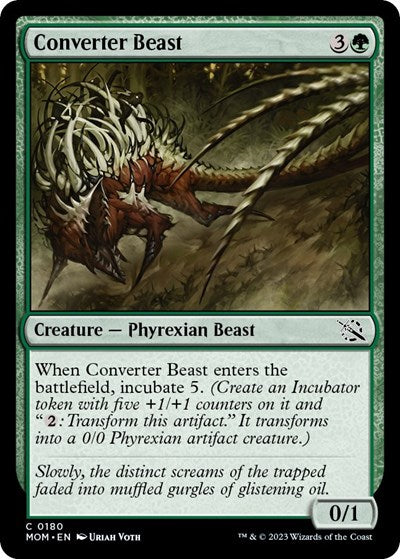 Converter Beast (MOM) #180 Common March of the Machine Magic: The Gathering: 2023