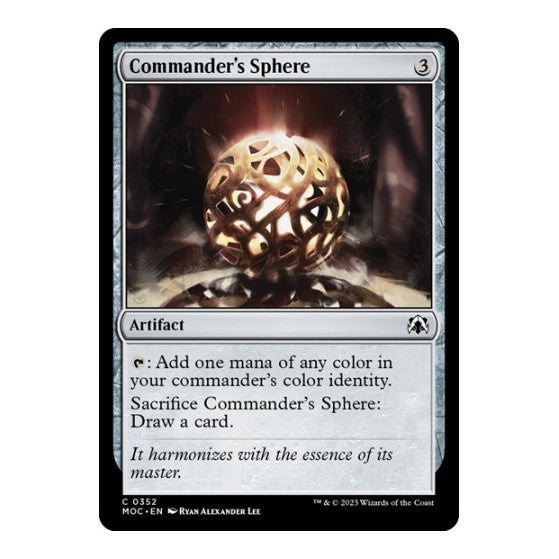 Commanders Sphere (MOC) #352 Common (Near Mint) Commander: March of the Machine Magic: The Gathering: 2023