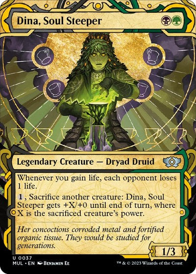 Dina Soul Steeper (MUL) #37 Uncommon (Lightly Played) March of the Machine: Multiverse Legends Magic: The Gathering: 2023