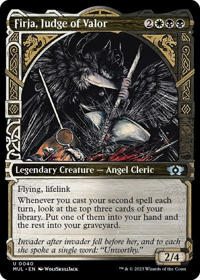 Firja Judge of Valor (MUL) #40 Uncommon (Lightly Played) March of the Machine: Multiverse Legends Magic: The Gathering: 2023