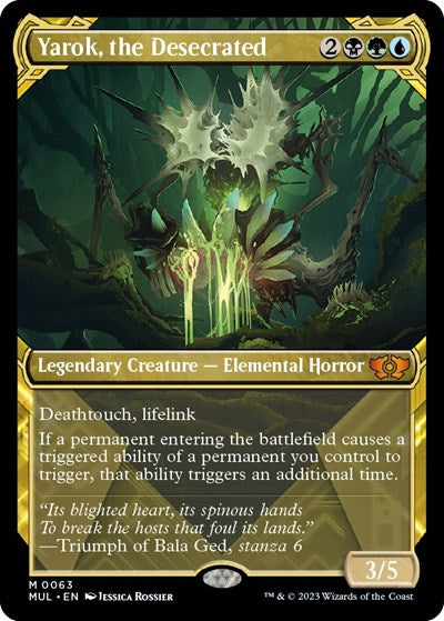 Yarok the Desecrated (MUL) #63 Mythic Rare (Near Mint) March of the Machine: Multiverse Legends Magic: The Gathering: 2023
