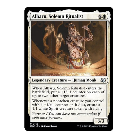 Alharu, Solemn Ritualist (MOC) #168 Uncommon (Lightly Played) Commander: March of the Machine Magic: The Gathering: 2023
