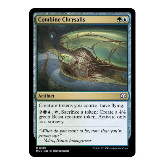 Combine Chrysalis (MOC) #319 Uncommon (Lightly Played) Commander: March of the Machine Magic: The Gathering: 2023