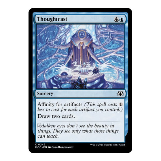 Thoughtcast (MOC) #242 Common (Lightly Played) Commander: March of the Machine Magic: The Gathering: 2023