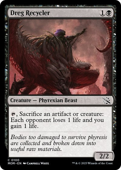 Dreg Recycler (MOM) #100 Common March of the Machine Magic: The Gathering: 2023