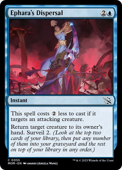 Epharas Dispersal (MOM) #55 Common (Lightly Played) March of the Machine Magic: The Gathering: 2023