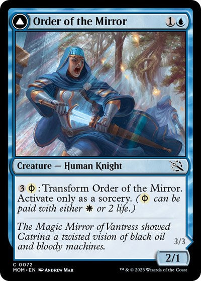 Order of the Mirror (MOM) #72 Common (Lightly Played) March of the Machine Magic: The Gathering: 2023