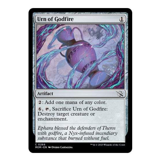 Urn of Godfire (MOM) #266 Common (Lightly Played) March of the Machine Magic: The Gathering: 2023