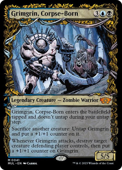 Grimgrin Corpse Born (MUL) #41 Mythic Rare (Lightly Played) March of the Machine: Multiverse Legends Magic: The Gathering: 2023