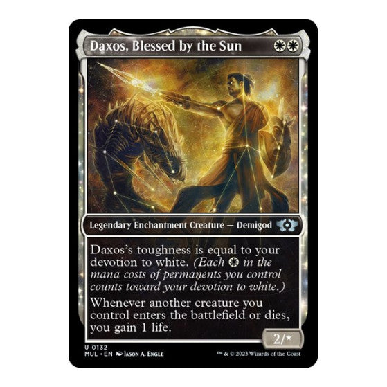 Daxos Blessed by the Sun Halo Foil (MUL) #132 Uncommon (Foil Lightly Played) March of the Machine: Multiverse Legends Magic: The Gathering: 2023
