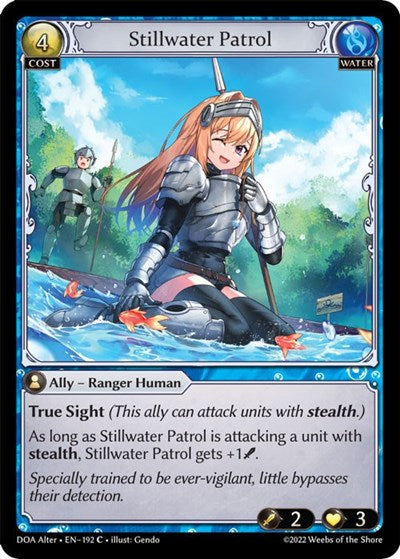 Stillwater Patrol (DOA Alter) #192 Common (Lightly Played) Dawn of Ashes Alter Edition Grand Archive TCG: 2023
