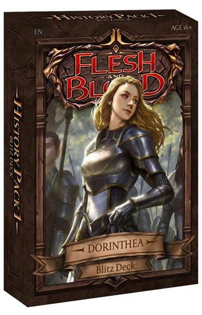 Historic Pack 1 Blitz Deck Dorinthea (1HP) (Unopened) History Pack Vol.1 Flesh and Blood TCG: 2022
