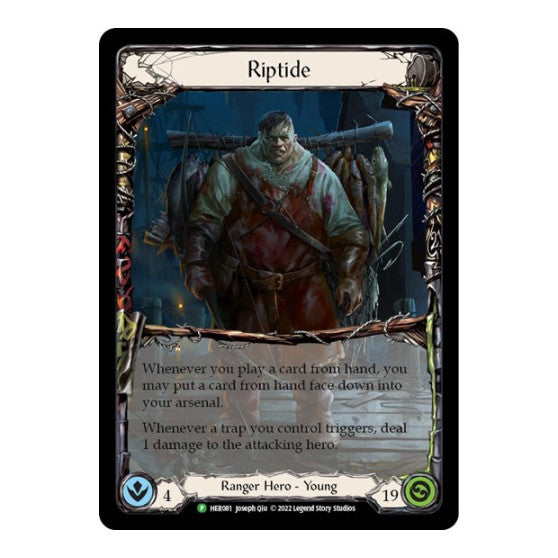 Riptide - HER081 (PR) #HER081 Promo (Rainbow Foil Near Mint) Flesh and Blood: Promo Cards Flesh and Blood TCG: 2019