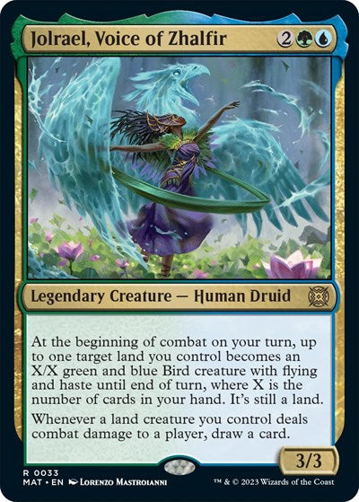 Jolrael Voice of Zhalfir (MAT) #33 Rare (Near Mint) March of the Machine: The Aftermath Magic: The Gathering: 2023
