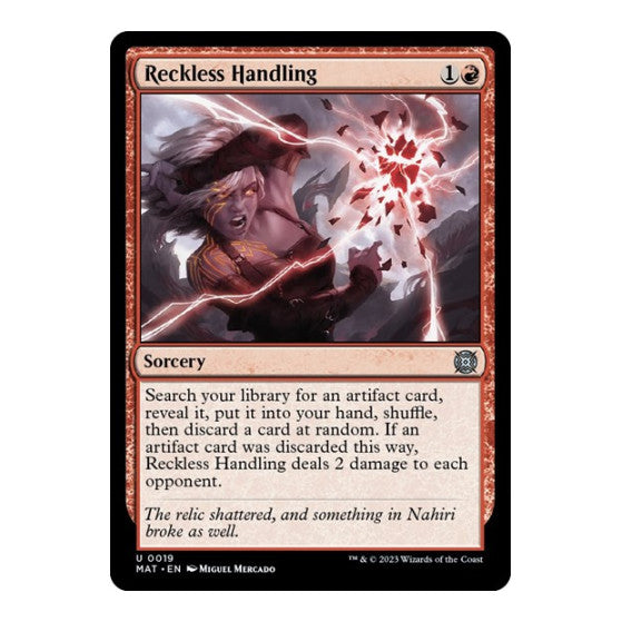 Reckless Handling (MAT) #19 Uncommon March of the Machine: The Aftermath Magic: The Gathering: 2023