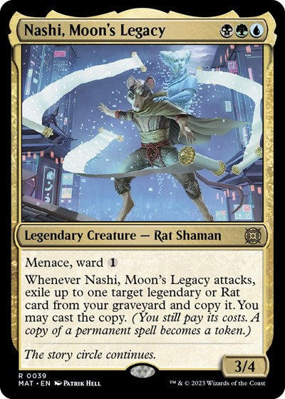 Nashi Moons Legacy (MAT) #39 Rare (Near Mint) March of the Machine: The Aftermath Magic: The Gathering: 2023