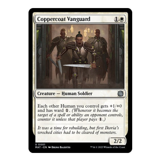 Coppercoat Vanguard (MAT) #1 Uncommon March of the Machine: The Aftermath Magic: The Gathering: 2023