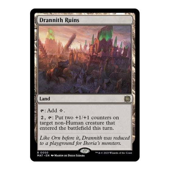 Drannith Ruins (MAT) #50 Rare (Lightly Played) March of the Machine: The Aftermath Magic: The Gathering: 2023