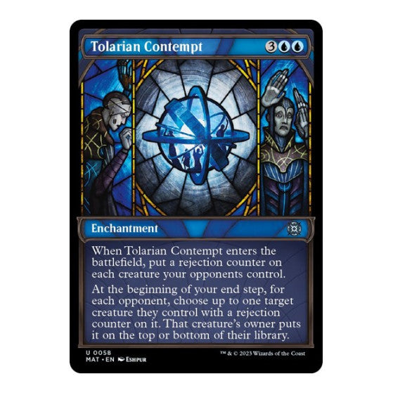 Tolarian Contempt Showcase (MAT) #58 Uncommon (Lightly Played) March of the Machine: The Aftermath Magic: The Gathering: 2023
