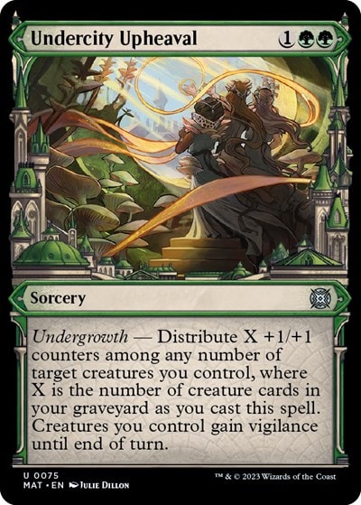 Undercity Upheaval Showcase (MAT) #75 Uncommon (Lightly Played) March of the Machine: The Aftermath Magic: The Gathering: 2023