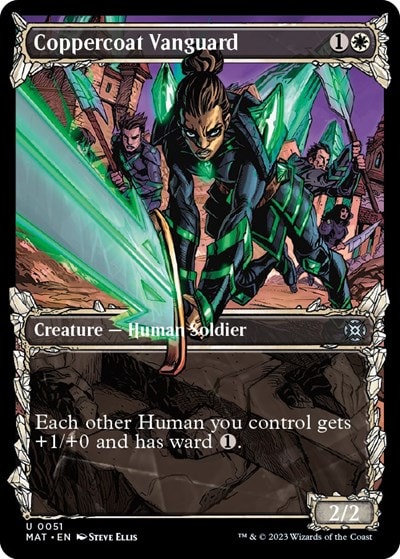Coppercoat Vanguard Showcase (MAT) #51 Uncommon (Lightly Played) March of the Machine: The Aftermath Magic: The Gathering: 2023