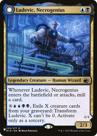 Ludevic, Necrogenius (LIST) #MID-233 Rare (Lightly Played) The List Reprints Magic: The Gathering: 2026