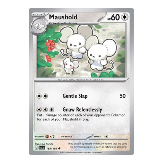 Maushold (PAL) #168/193 Uncommon (Near Mint) SV02: Paldea Evolved Pokemon: 2023