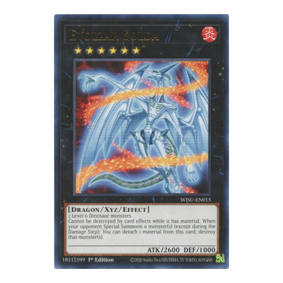 Evolzar Solda (WISU) #WISU-EN015 Rare (1st Edition Near Mint) Wild Survivors YuGiOh: 2023