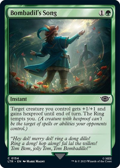 Bombadils Song (LTR) #154 Common Universes Beyond: The Lord of the Rings: Tales of Middle-earth Magic: The Gathering: 2023