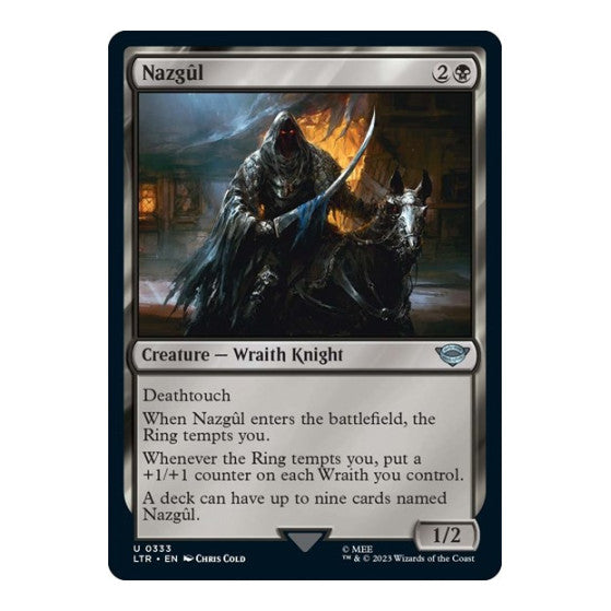 Nazgul 0333 (LTR) #333 Uncommon Universes Beyond: The Lord of the Rings: Tales of Middle-earth Magic: The Gathering: 2023