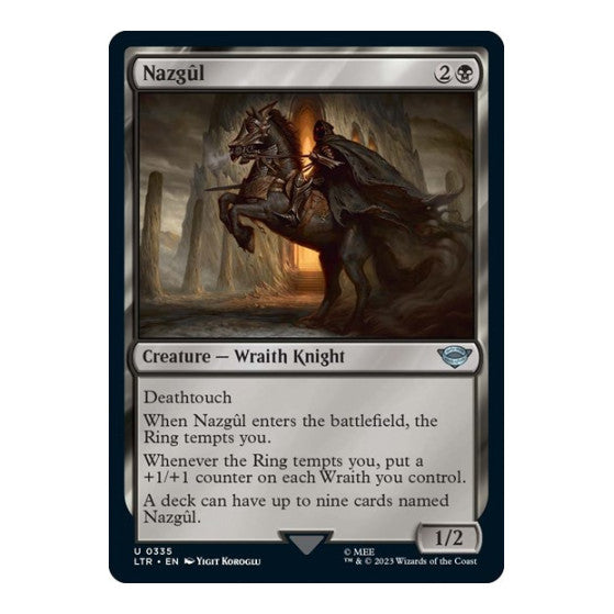 Nazgul 0335 (LTR) #335 Uncommon (Near Mint) Universes Beyond: The Lord of the Rings: Tales of Middle-earth Magic: The Gathering: 2023