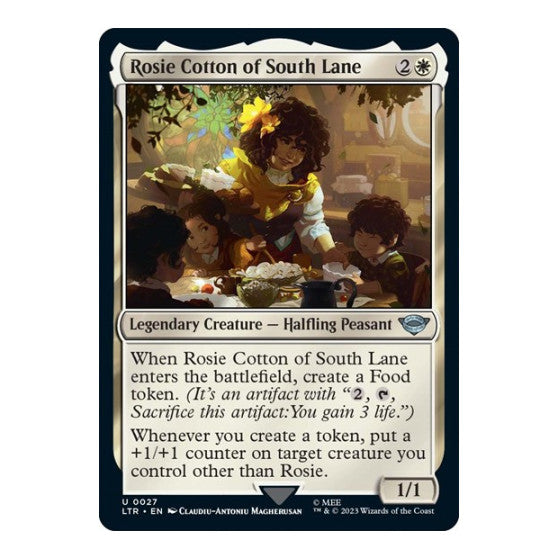 Rosie Cotton of South Lane (LTR) #27 Uncommon Universes Beyond: The Lord of the Rings: Tales of Middle-earth Magic: The Gathering: 2023