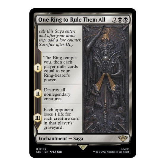 One Ring to Rule Them All (LTR) #102 Rare (Foil Lightly Played) Universes Beyond: The Lord of the Rings: Tales of Middle-earth Magic: The Gathering: 2023